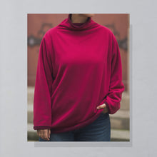 Lade das Bild in den Galerie-Viewer, Eddie Bauer Wendesweater Fleece, rot, XL