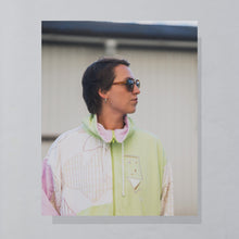 Lade das Bild in den Galerie-Viewer, Mäser Trainingsjacke 90er, grün/lila, L/XL