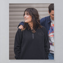 Lade das Bild in den Galerie-Viewer, Harley Davidson Quarter Zip Fleece, schwarz, L