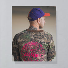 Lade das Bild in den Galerie-Viewer, T-Shirt "Vintage Allstars realtree Pocket Tee" 90er single stitch, grün/braun, S/M
