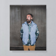 Lade das Bild in den Galerie-Viewer, Kappa Weste "30% Daunen 70% Gänsedaunen", blau, L/XL