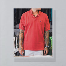Lade das Bild in den Galerie-Viewer, Polo Ralph Lauren Poloshirt 90er/00er, rot, M/L