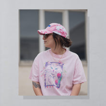 Lade das Bild in den Galerie-Viewer, Rich Tees T-Shirt &quot;Cat&quot; 90er Made in the USA Single Stitch, rosa, L/XL
