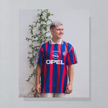 Lade das Bild in den Galerie-Viewer, Adidas Trikot "FC Bayern München" 1995-97 Made in Portugal, blau/rot, XL