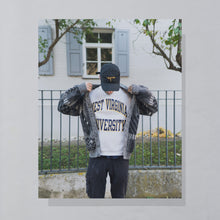 Lade das Bild in den Galerie-Viewer, Champion Sweatshirt "West Virginia University" 90er Made in the USA, grau, M