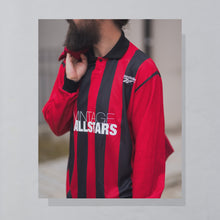 Lade das Bild in den Galerie-Viewer, Reebok Trikot "Vintage Allstars" limitiert 90er, schwarz/rot, L/XL
