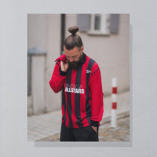 Lade das Bild in den Galerie-Viewer, Reebok Trikot "Vintage Allstars" limitiert 90er, schwarz/rot, L/XL