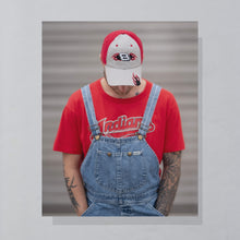 Lade das Bild in den Galerie-Viewer, Russell Athletic T-Shirt "Cleveland Indians Highland Park" Single Stitch Made in the USA, rot, L