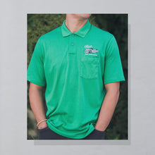 Lade das Bild in den Galerie-Viewer, Crystal Springs Polo "Skoal Bandit Racing" 80er/90er single stitch Made in the USA, grün, XL