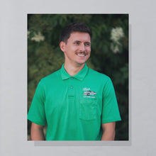 Lade das Bild in den Galerie-Viewer, Crystal Springs Polo "Skoal Bandit Racing" 80er/90er single stitch Made in the USA, grün, XL