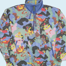 Lade das Bild in den Galerie-Viewer, Adidas Quarter Zip Fleece 90er, mehrfarbig, L/XL