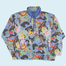 Lade das Bild in den Galerie-Viewer, Adidas Quarter Zip Fleece 90er, mehrfarbig, L/XL