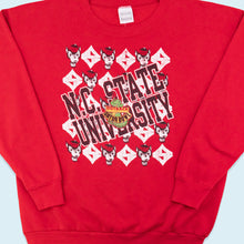 Lade das Bild in den Galerie-Viewer, Tultex Sweatshirt "NC State University" 90er Made in the USA, rot, XL
