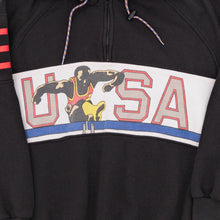 Lade das Bild in den Galerie-Viewer, USA Olympia Hoodie 90er, schwarz, M/L