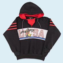 Lade das Bild in den Galerie-Viewer, USA Olympia Hoodie 90er, schwarz, M/L