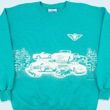Lade das Bild in den Galerie-Viewer, Hanes Heavyweight Sweatshirt "Austin Healey Club of Oregon" 90er, blau, L