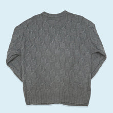 Lade das Bild in den Galerie-Viewer, Cardigan 90er, grau, L/XL