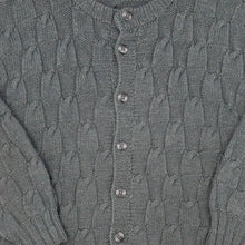 Lade das Bild in den Galerie-Viewer, Cardigan 90er, grau, L/XL