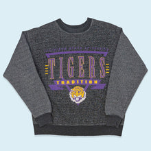 Lade das Bild in den Galerie-Viewer, Hanes Sweatshirt "LSU Louisiana State University Tigers" 00er, grau, M/L