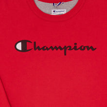 Lade das Bild in den Galerie-Viewer, Champion Sweatshirt Logo, rot, XXL