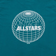Lade das Bild in den Galerie-Viewer, Fruit of the Loom T-Shirt &quot;Vintage Allstars&quot; 90er Made in the USA Single Stitch Ladies, blau, L/XL
