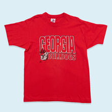 Lade das Bild in den Galerie-Viewer, Tri Lake inc. T-Shirt "Georgia Bulldogs" 90er Made in the USA Single Stitch, rot, XL