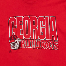 Lade das Bild in den Galerie-Viewer, Tri Lake inc. T-Shirt &quot;Georgia Bulldogs&quot; 90er Made in the USA Single Stitch, rot, XL
