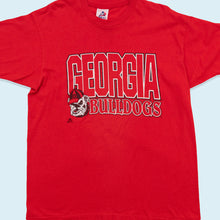 Lade das Bild in den Galerie-Viewer, Tri Lake inc. T-Shirt "Georgia Bulldogs" 90er Made in the USA Single Stitch, rot, XL