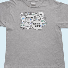 Lade das Bild in den Galerie-Viewer, Nike T-Shirt "Run on Airs" 00er, grau, L