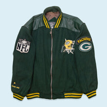 Lade das Bild in den Galerie-Viewer, Campri Line Jacke &quot;Green Bay Packers&quot; 80er/90er, grün, XL
