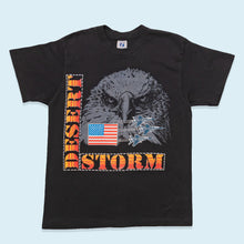 Lade das Bild in den Galerie-Viewer, Logo 7 T-Shirt "Desert Storm" 90er Made in the USA Single Stitch, schwarz, M/L
