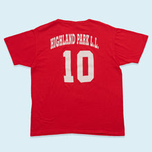 Lade das Bild in den Galerie-Viewer, Russell Athletic T-Shirt "Cleveland Indians Highland Park" Single Stitch Made in the USA, rot, L