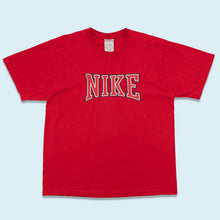 Lade das Bild in den Galerie-Viewer, Nike T-Shirt &quot;spellout&quot; 00er, rot, L/XL
