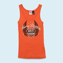 Lade das Bild in den Galerie-Viewer, Harley Davidson Top 00er Made in the USA, orange, S/M