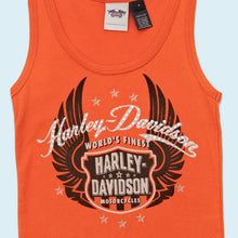 Lade das Bild in den Galerie-Viewer, Harley Davidson Top 00er Made in the USA, orange, S/M