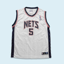 Lade das Bild in den Galerie-Viewer, Reebok Trikot "New Jersey Nets Jason Kidd" 00er, weiß, L