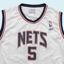 Lade das Bild in den Galerie-Viewer, Reebok Trikot "New Jersey Nets Jason Kidd" 00er, weiß, L