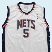Lade das Bild in den Galerie-Viewer, Reebok Trikot "New Jersey Nets Jason Kidd" 00er, weiß, L