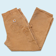 Lade das Bild in den Galerie-Viewer, Carhartt Hose "Double Knee Carpenter" Made in the USA, braun, 34/30