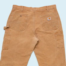 Lade das Bild in den Galerie-Viewer, Carhartt Hose "Double Knee Carpenter" Made in the USA, braun, 34/30