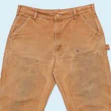 Lade das Bild in den Galerie-Viewer, Carhartt Hose "Double Knee Carpenter" Made in the USA, braun, 34/30