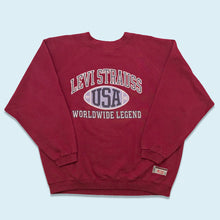 Lade das Bild in den Galerie-Viewer, Levi's Sweatshirt 90er, rot, XL