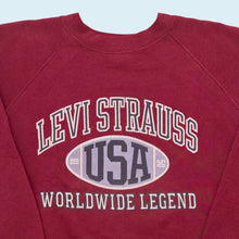 Lade das Bild in den Galerie-Viewer, Levi's Sweatshirt 90er, rot, XL