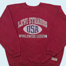 Lade das Bild in den Galerie-Viewer, Levi's Sweatshirt 90er, rot, XL