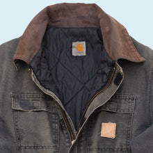 Lade das Bild in den Galerie-Viewer, Carhartt Jacke "Full Swing Coat" Made in the USA 90er, schwarz gefaded, XL