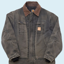 Lade das Bild in den Galerie-Viewer, Carhartt Jacke "Full Swing Coat" Made in the USA 90er, schwarz gefaded, XL