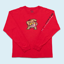 Lade das Bild in den Galerie-Viewer, Champion Longsleeve "University of Maryland", rot, L