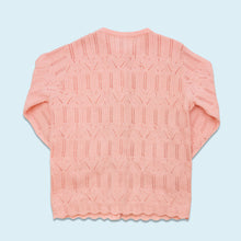 Lade das Bild in den Galerie-Viewer, Cardigan "hand made" 80er/90er, pink/rosa, M/L