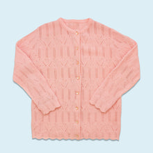 Lade das Bild in den Galerie-Viewer, Cardigan "hand made" 80er/90er, pink/rosa, M/L