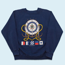 Lade das Bild in den Galerie-Viewer, Hanes Sweatshirt "Southern Silk Screen" 1990 Made in the USA, blau, M/L